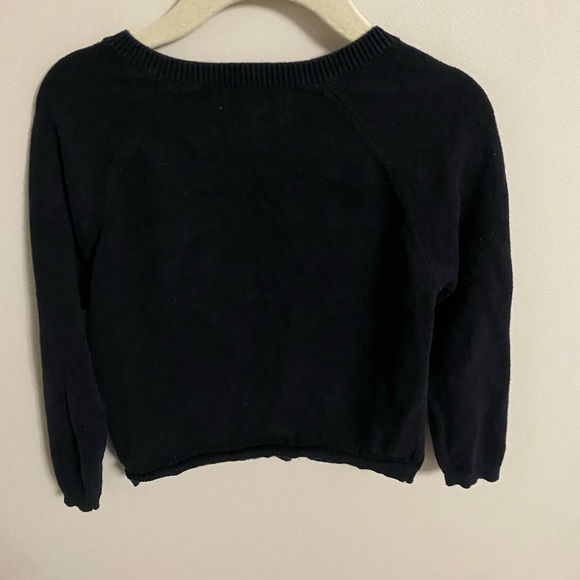 5/$25 Girls Old Navy Black Cardigan Sweater 4T - Picture 4 of 4